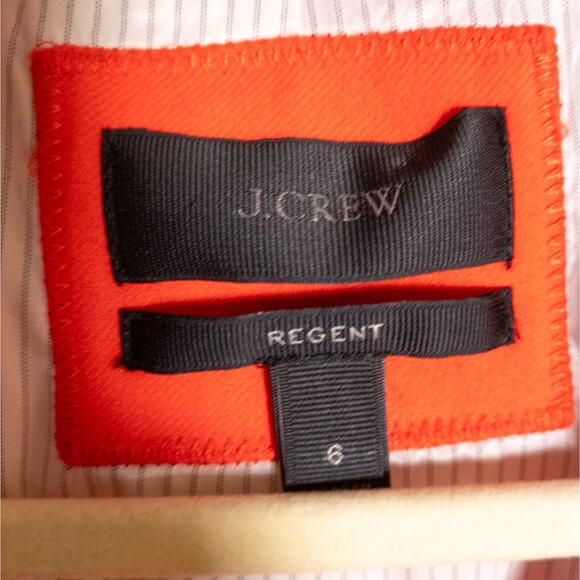 J CREW Regent Blazer Jacket Red Wool One Button Academia B0323 Women's 6 - Picture 3 of 5